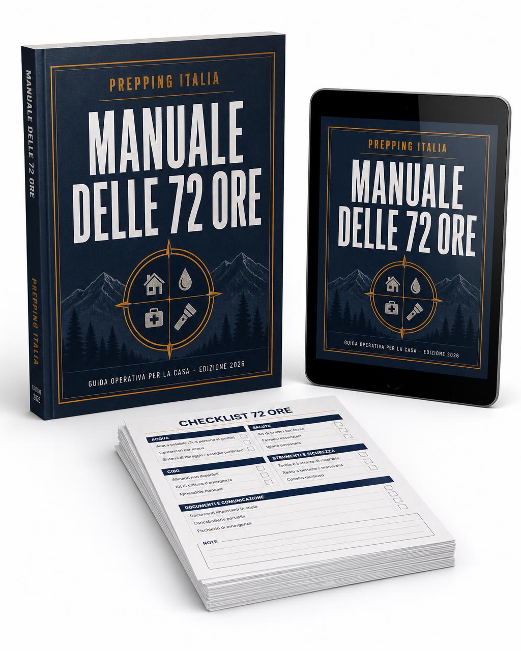 Copertina del Manuale delle 72 Ore